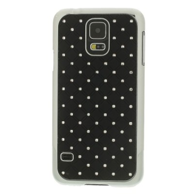 Samsung Galaxy S5 (S5 Neo) elegantiškas juodas dėklas su blizgučiais / Priedai.lt