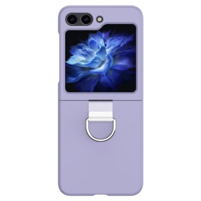 Samsung Galaxy Flip7 FE / Flip6 „Ring“ plastmasas violets apvalks | vacins.lv
