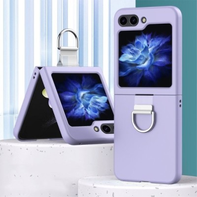 Samsung Galaxy Flip7 FE / Flip6 „Ring“ plastmasas violets apvalks | vacins.lv