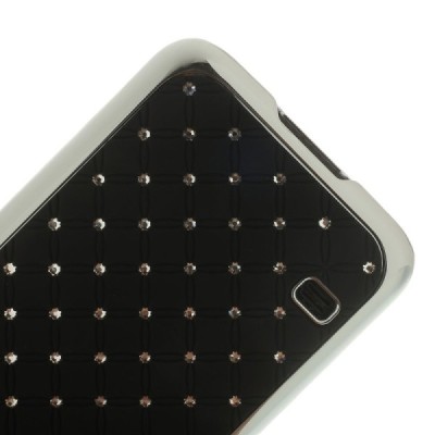 Samsung Galaxy S5 (S5 Neo) elegantiškas juodas dėklas su blizgučiais / Priedai.lt