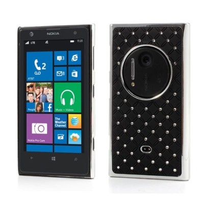 Nokia Lumia 1020 elegantiškas juodas dėklas su blizgučiais / Priedai.lt