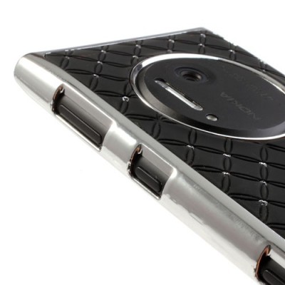 Nokia Lumia 1020 elegantiškas juodas dėklas su blizgučiais / Priedai.lt