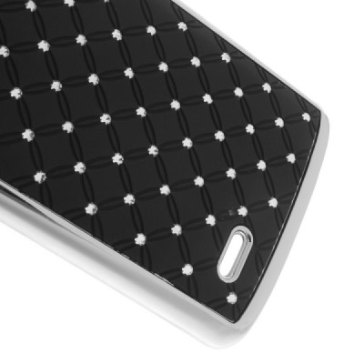 LG G3 D850 elegants melns futrālis ar spīduļiem / Vacins.lv