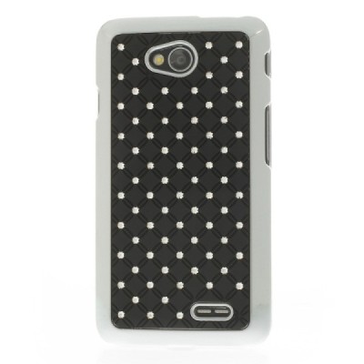 LG L70 D320 elegantiškas juodas dėklas su blizgučiais / Priedai.lt