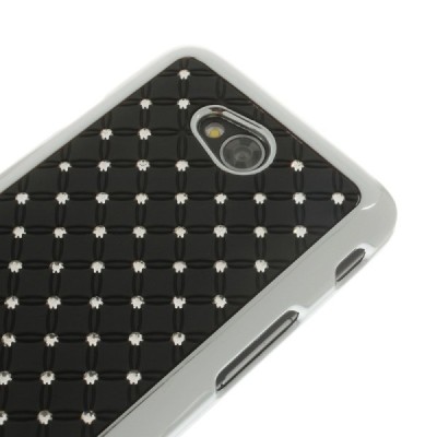 LG L70 D320 elegantiškas juodas dėklas su blizgučiais / Priedai.lt