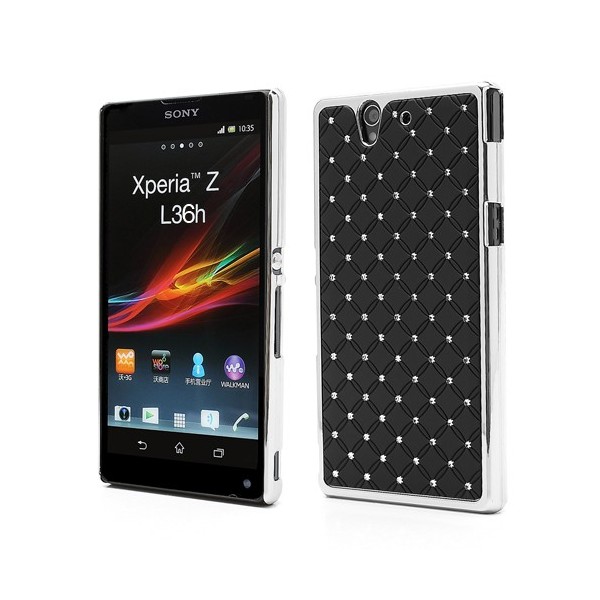 Elegantiškas dėklas - juodas (Xperia Z)