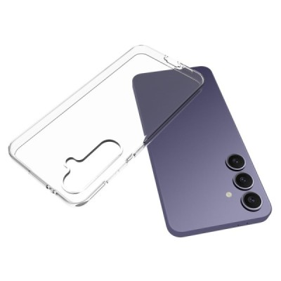 Samsung Galaxy S24 FE (SM-S721) kieto silikono TPU skaidrus dėklas - nugarėlė | Priedai.lt