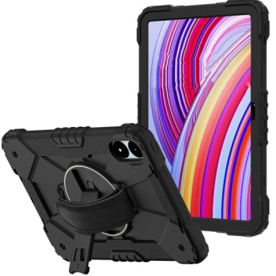 Xiaomi Redmi Pad Pro (Poco Pad) sustiprintos apsaugos (360°) juodas dėklas - nugarėlė | Priedai.lt