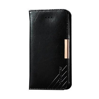 „Kalaideng“ Royale atverčiamas juodas odinis Apple iPhone SE (5, 5s) dėklas / Priedai.lt