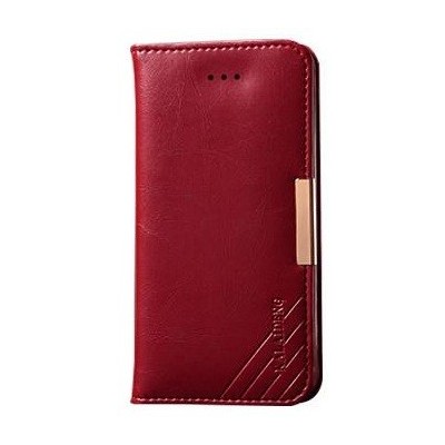 „Kalaideng“ Royale atverčiamas raudonas odinis Apple iPhone SE (5, 5s) dėklas / Priedai.lt
