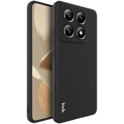 Xiaomi 14T Pro "Imak" cieta silikona (TPU) melns apvalks | vacins.lv