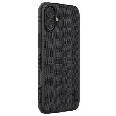Apple iPhone 16 Plus "Nillkin" Frosted Shield Pro Magnetic melns apvalks | vacins.lv