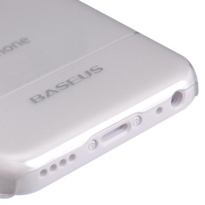 Apple iPhone 5C Baseus planākais balts futrālis / Vacins.lv