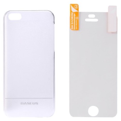 Apple iPhone 5C Baseus planākais balts futrālis / Vacins.lv