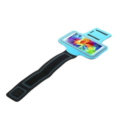 Futrālis sportam (rokas saite) - gaiši zils, universāls (L+ izmērs) / Vacins.lv