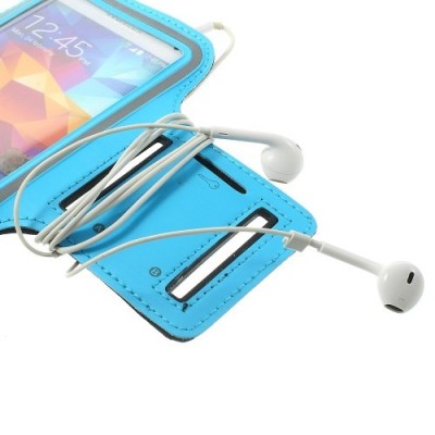 Futrālis sportam (rokas saite) - gaiši zils, universāls (L+ izmērs) / Vacins.lv