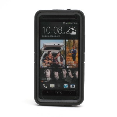 „OtterBox“ Defender HTC One M7 juodas dėklas (Dėkliukas) / Priedai.lt