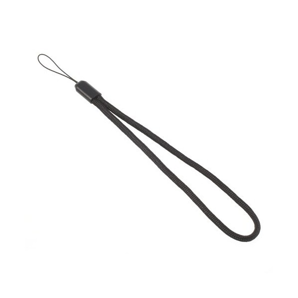 Telefona virviņa (pakaramais) - melna