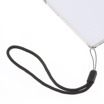 Telefona melna virviņa (pakaramais) / Vacins.lv