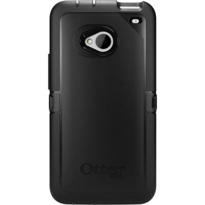 „OtterBox“ Defender HTC One M7 juodas dėklas (Dėkliukas) / Priedai.lt