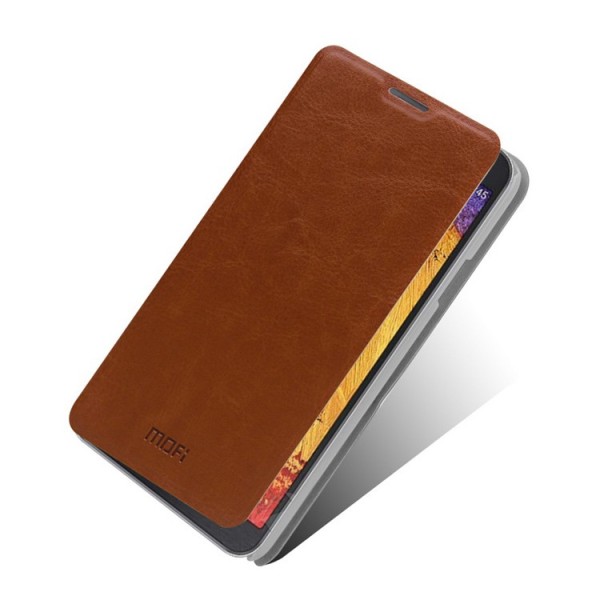 „Mofi“ Rui atvērams futrālis - brūns (Galaxy Note 3 Neo)