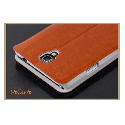 Samsung Galaxy Note 3 Neo N750 „Mofi“ Rui sērijas brūns ādas atvērams futrālis / Vacins.lv