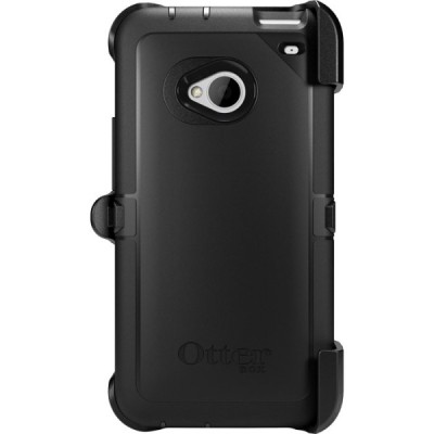 „OtterBox“ Defender HTC One M7 juodas dėklas (Dėkliukas) / Priedai.lt