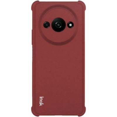 Xiaomi Redmi A3 (Poco C61) Imak pastiprinātas aizsardzības cieta silikona (TPU) bordo vāciņš | Vacins.lv