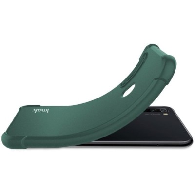 Xiaomi Redmi A3 (Poco C61) Imak pastiprinātas aizsardzības cieta silikona (TPU) zaļš vāciņš | Vacins.lv