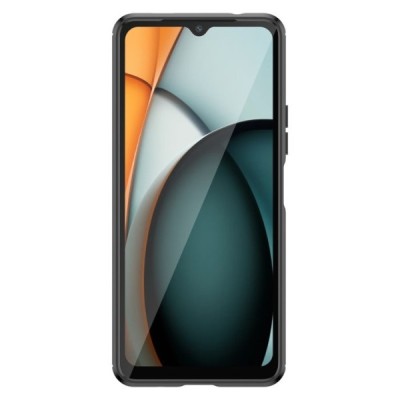 Xiaomi Redmi A3 (Poco C61) „Mofi“ Carbon cieta silikona (TPU) melns apvalks | vacins.lv