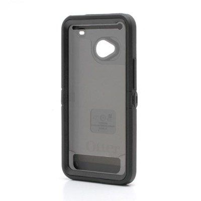 „OtterBox“ Defender HTC One M7 juodas dėklas (Dėkliukas) / Priedai.lt