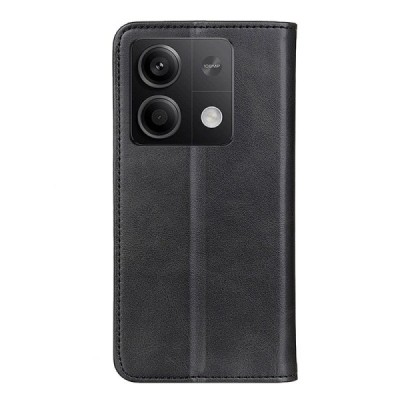 Xiaomi Redmi Note 13 5G „Split“ sērijas melns atvērams maciņš, maks | Vacins.lv