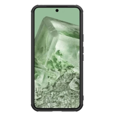 Google Pixel 8A „Nillkin“ Frosted Shield Pro Magnetic melns apvalks | vacins.lv