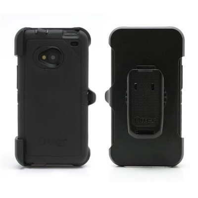 „OtterBox“ Defender HTC One M7 juodas dėklas (Dėkliukas) / Priedai.lt