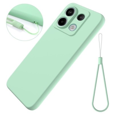 Xiaomi Redmi Note 13 Pro 5G / Poco X6 5G Shell cieta silikona (TPU) apvalks - zaļš | vacins.lv