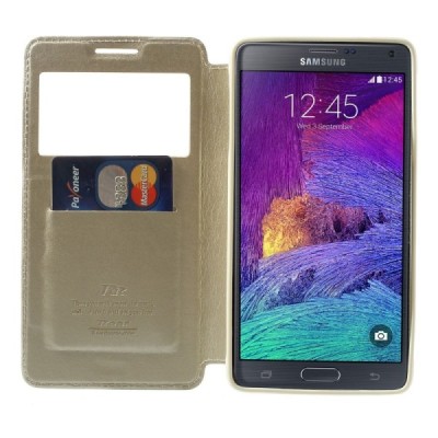 Samsung Galaxy Note 4 (N910) Roar Noble ādas atvēramais šapaniešs futrālis / Vacins.lv