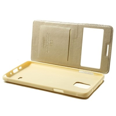 Samsung Galaxy Note 4 (N910) Roar Noble ādas atvēramais šapaniešs futrālis / Vacins.lv