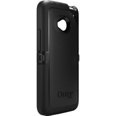 „OtterBox“ Defender HTC One M7 juodas dėklas (Dėkliukas) / Priedai.lt