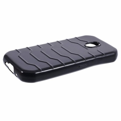 Pastiprinātas aizsardzības melns Cat S42 apvalks | Vacins.lv