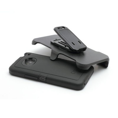 „OtterBox“ Defender HTC One M7 juodas dėklas (Dėkliukas) / Priedai.lt
