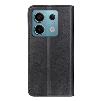 Xiaomi Redmi Note 13 Pro 5G (Poco X6 5G) „Split“ sērijas melns atvērams maciņš, maks | Vacins.lv