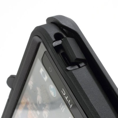 „OtterBox“ Defender HTC One M7 juodas dėklas (Dėkliukas) / Priedai.lt