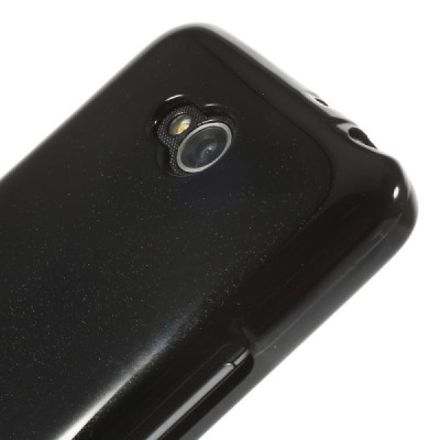 LG L70 D320 Mercury melns cieta silikona (TPU) futrālis / Vacins.lv