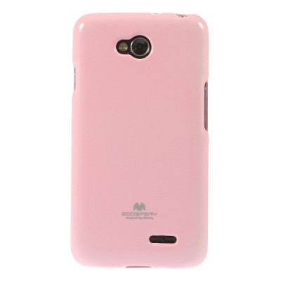 LG L70 (D320) rožinis Mercury kieto silikono (TPU) dėklas / Priedai.lt