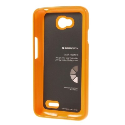 LG L70 (D320) geltonas Mercury kieto silikono (TPU) dėklas / Priedai.lt