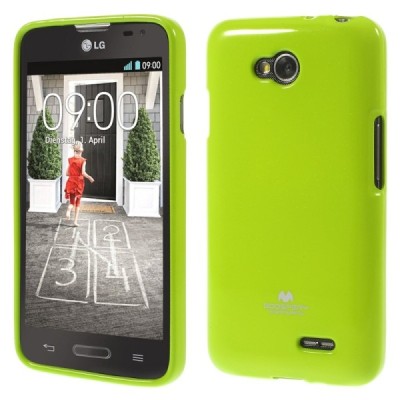 LG L70 (D320) Mercury zaļš cieta silikona (TPU) futrālis / Vacins.lv