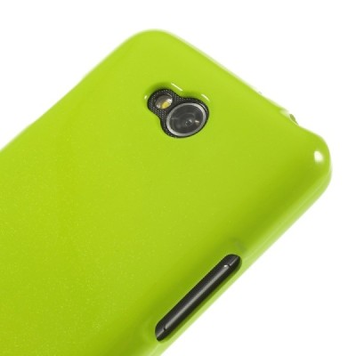 LG L70 (D320) Mercury zaļš cieta silikona (TPU) futrālis / Vacins.lv