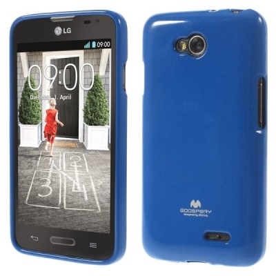 LG L70 (D320) Mercury tumši zils cieta silikona (TPU) futrālis / Vacins.lv