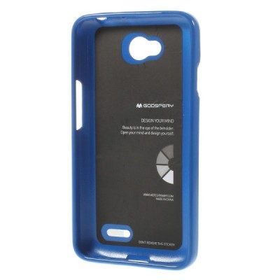 LG L70 (D320) Mercury tumši zils cieta silikona (TPU) futrālis / Vacins.lv