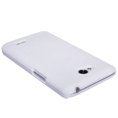 Nillkin Frosted Shield LG L70 D320 baltas plastikinis dėklas + apsauginė ekrano plėvelė / Priedai.lt